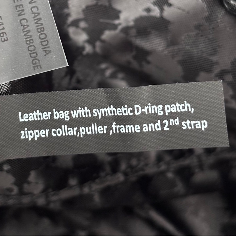 KARL LAGERFELD Simone Suede Leather Top Handle Raisin Satchel Crossbody--NWT - Picture 13 of 16